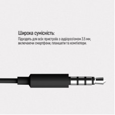 Наушники ColorWay 3.5 mm Wired Earphone Sound Wave Black (CW-WD04BK) - Фото
