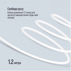 Наушники ColorWay 3.5 mm Wired Earphone Sound Wave White (CW-WD04WT) - Фото