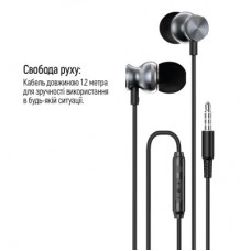 Наушники ColorWay 3.5 mm Wired Earphone UrbanBeat Black (CW-WD03BK) - Фото