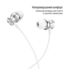 Наушники ColorWay 3.5 mm Wired Earphone UrbanBeat White (CW-WD03WT) - Фото