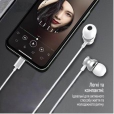 Наушники ColorWay 3.5 mm Wired Earphone UrbanBeat White (CW-WD03WT) - Фото