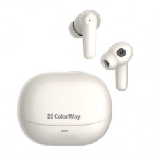 Наушники ColorWay Slim TWS-1 Earbuds Long Life Beige (CW-TWS1BE) - Фото