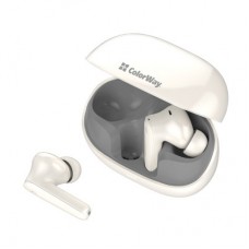 Наушники ColorWay Slim TWS-1 Earbuds Long Life Beige (CW-TWS1BE) - Фото