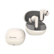 Наушники ColorWay Slim TWS-1 Earbuds Long Life Beige (CW-TWS1BE) - Фото