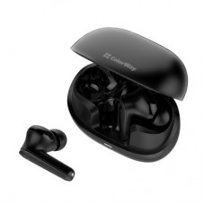 Наушники ColorWay Slim TWS-1 Earbuds Long Life Black (CW-TWS1BK1) - Фото