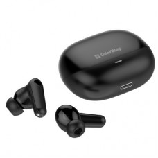 Наушники ColorWay Slim TWS-1 Earbuds Long Life Black (CW-TWS1BK1) - Фото