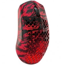 Мышка SteelSeries Aerox 3 Bluetooth RGB Faze Clan Edition Red (62609) - Фото