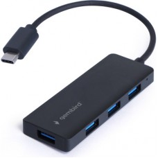 Концентратор Gembird USB-C UHB-U3P4-02 4xUSB3.1 (UHB-CM-U3P4-02) - Фото