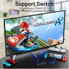 Концентратор Vention USB 3.1 Type-C to HDMI 4K60Hz/USB 3.0х3/RJ45/PD 87W 6-in-1 Mirrored Surface (TFFHB) - Фото