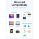 Концентратор Vention USB 3.1 Type-C to HDMI 4K60Hz/USB 3.0x3/PD 100W 5-in-1 (TQDHB)