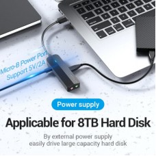 Концентратор Vention USB 3.0 to 3хUSB 3.0/2хTRS Audio/USB Micro 1.0m (CHIBF) - Фото