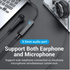 Концентратор Vention USB 3.0 to 3хUSB 3.0/2хTRS Audio/USB Micro 1.0m (CHIBF) - Фото