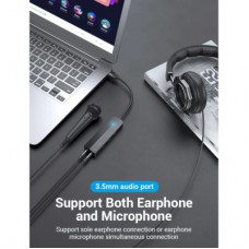 Концентратор Vention USB 3.0 to 3хUSB 3.0/2хTRS Audio/USB Micro 1.0m (CHIBF) - Фото