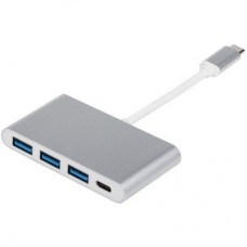 Концентратор Type-C 3.1 to 3xUSB 3.0 + Type-C 10 cm Atcom (12808) - Фото