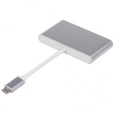 Концентратор Type-C 3.1 to 3xUSB 3.0 + Type-C 10 cm Atcom (12808) - Фото