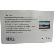 Концентратор Dynamode USB 3.0 Type-A - RJ45 Gigabit Lan, 3*USB 3.0 (USB3.0-Type-A-RJ45-HUB3) - Фото