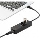 Концентратор Dynamode USB 3.0 Type-A - RJ45 Gigabit Lan, 3*USB 3.0 (USB3.0-Type-A-RJ45-HUB3)