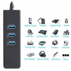 Концентратор Dynamode USB 3.0 Type-A - RJ45 Gigabit Lan, 3*USB 3.0 (USB3.0-Type-A-RJ45-HUB3) - Фото