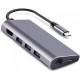 Концентратор Dynamode USB3.1 Type-C to HDMI, 3xUSB3.0, RJ45, USB Type-C Female, SD