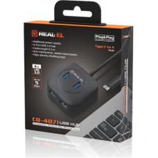 Концентратор REAL-EL CQ-407 black (EL123110011) - Фото