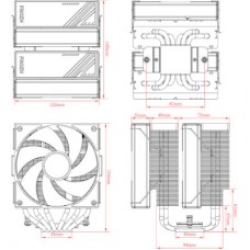 Кулер для процесора ID-Cooling Frozn A620 Black (FROZN A620 Black) - Фото