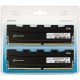 Модуль пам'яті для комп'ютера DDR4 16 GB (2x8GB) 3200 MHz Black Kudos eXceleram (EKBLACK4163222AD)