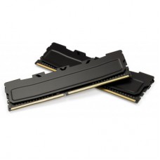 Модуль пам'яті для комп'ютера DDR4 16 GB (2x8GB) 3200 MHz Black Kudos eXceleram (EKBLACK4163222AD) - Фото