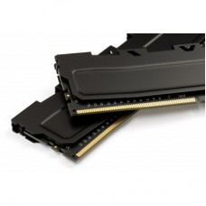 Модуль пам'яті для комп'ютера DDR4 16 GB (2x8GB) 3200 MHz Black Kudos eXceleram (EKBLACK4163222AD) - Фото