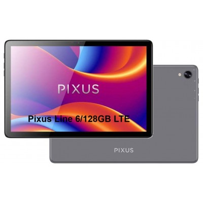 Планшет Pixus Line 6/128GB, 10.1" LTE metal, graphite