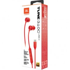 Наушники JBL Tune 310C USB-C Red (JBLT310CRED) - Фото