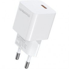 Зарядний пристрій Choetech GaN USB-C 20 W QC 3.0/PD/PPS (PD5010-EU-WH) - Фото