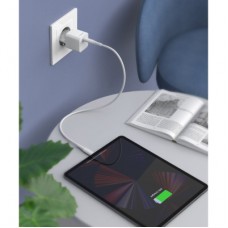 Зарядний пристрій Choetech GaN USB-C 20 W QC 3.0/PD/PPS (PD5010-EU-WH) - Фото