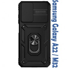 Чохол для мобільного телефона BeCover Military Samsung Galaxy A22 SM-A225 / M32 SM-M325 Black (706636) - Фото