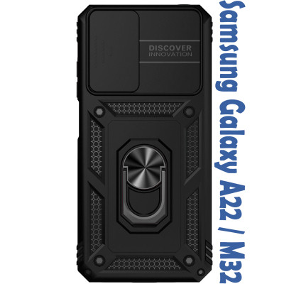Чохол для мобільного телефона BeCover Military Samsung Galaxy A22 SM-A225 / M32 SM-M325 Black (706636)