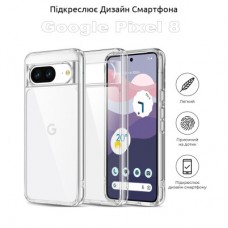 Чохол для мобільного телефона BeCover Google Pixel 8 Transparancy (710140) - Фото