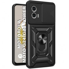 Чохол для мобільного телефона BeCover Military Motorola Moto G24/G24 Power Black (710722) - Фото