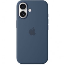 Чохол для мобільного телефона Apple iPhone16 Silicone Case with MagSafe — Denim (MYY23ZM/A) - Фото