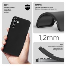 Чохол для мобільного телефона Armorstandart Matte Slim Fit Samsung S24 FE Camera cover Black (ARM76932) Чохол для мобільного телефона Armorstandart Matte Slim Fit Samsung S24 FE Camera cover Black (ARM76932) - Фото