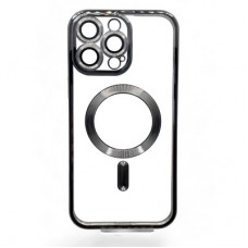 Чохол для мобільного телефона BeCover TPU Chrome Case (MagSafe) для Apple iPhone 16 Pro Max Black (712085) - Фото