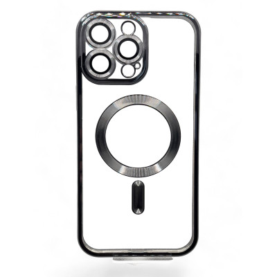 Чохол для мобільного телефона BeCover TPU Chrome Case (MagSafe) для Apple iPhone 16 Pro Max Black (712085)