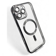 Чохол для мобільного телефона BeCover TPU Chrome Case (MagSafe) для Apple iPhone 16 Pro Max Black (712085) - Фото