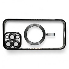 Чохол для мобільного телефона BeCover TPU Chrome Case (MagSafe) для Apple iPhone 16 Pro Max Black (712085) - Фото