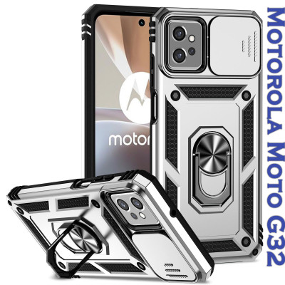 Чохол для мобільного телефона BeCover Military Motorola Moto G32 Silver (708181)