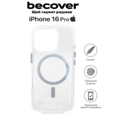 Чохол для мобільного телефона BeCover Space Case (MagSafe) для Apple iPhone 16 Pro Transparancy (712104) - Фото