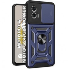 Чохол для мобільного телефона BeCover Military Motorola Moto G24/G24 Power Blue (710723) - Фото