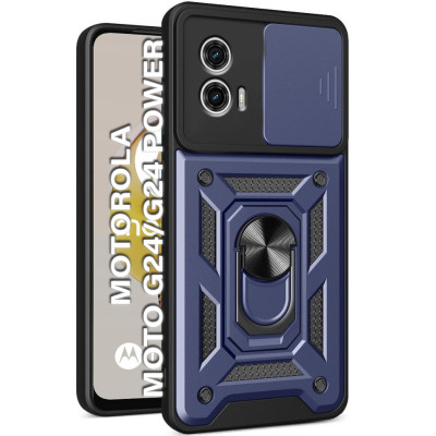 Чохол для мобільного телефона BeCover Military Motorola Moto G24/G24 Power Blue (710723)