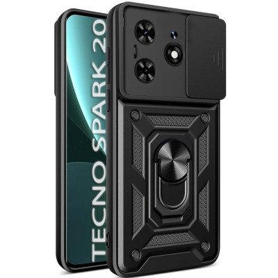 Чохол для мобільного телефона BeCover Military Tecno Spark 20 (KJ5n) Black (712168)