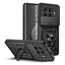 Чохол для мобільного телефона BeCover Military Tecno Spark 20 Pro Plus (KJ7) Black (712169) - Фото