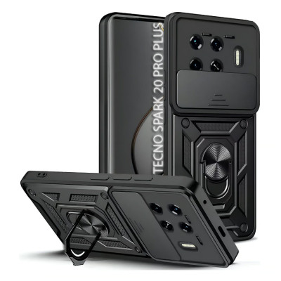 Чохол для мобільного телефона BeCover Military Tecno Spark 20 Pro Plus (KJ7) Black (712169)