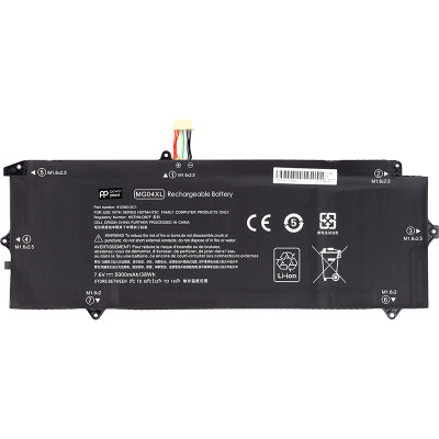 Акумулятор для ноутбука HP Elite X2 1012 G1 (MG04) 7.6 V 5000 mAh PowerPlant (NB461745)